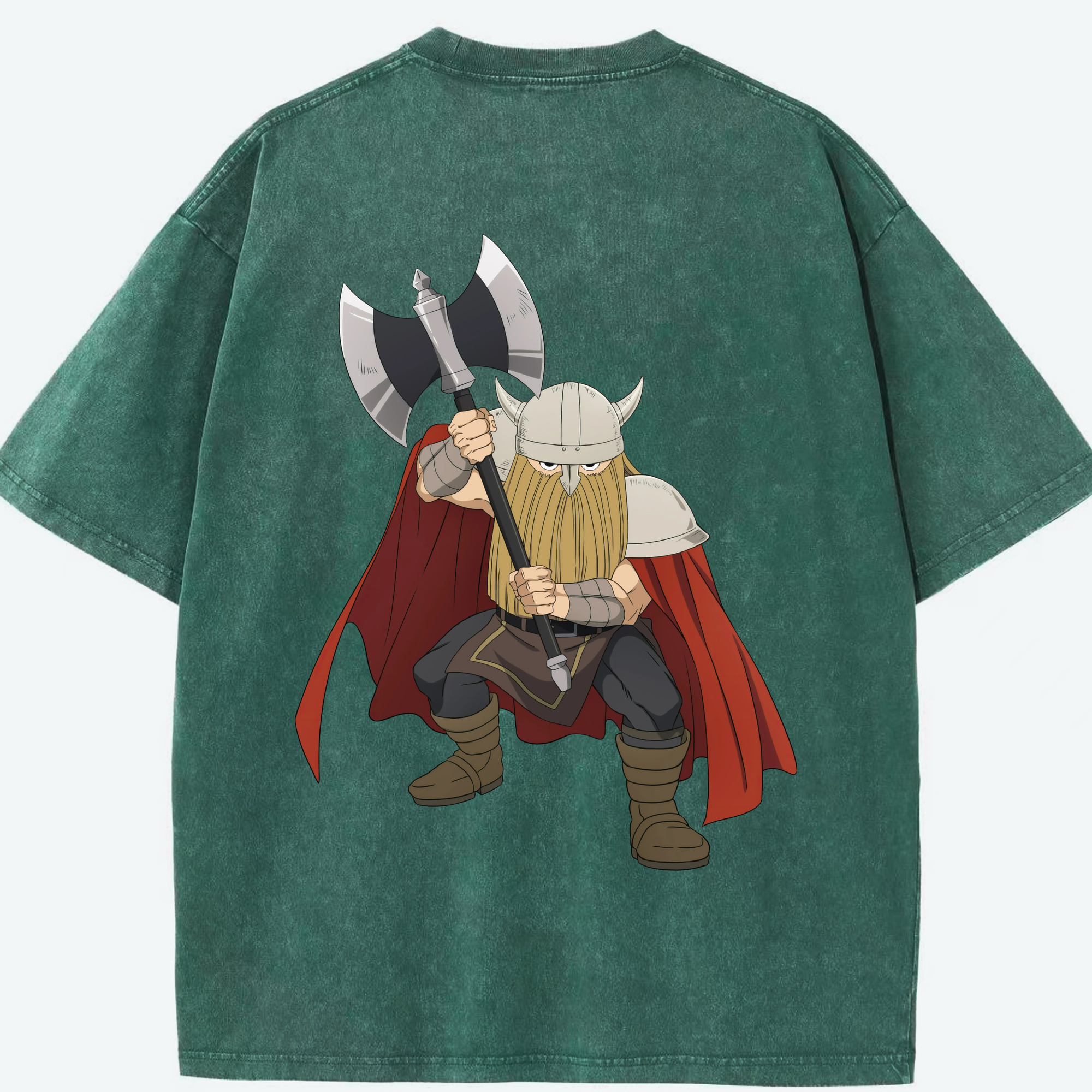（画像用） 葬送のフリーレン Frieren 綿100% ヴィンテージ風 半袖Tシャツ（背面プリント）